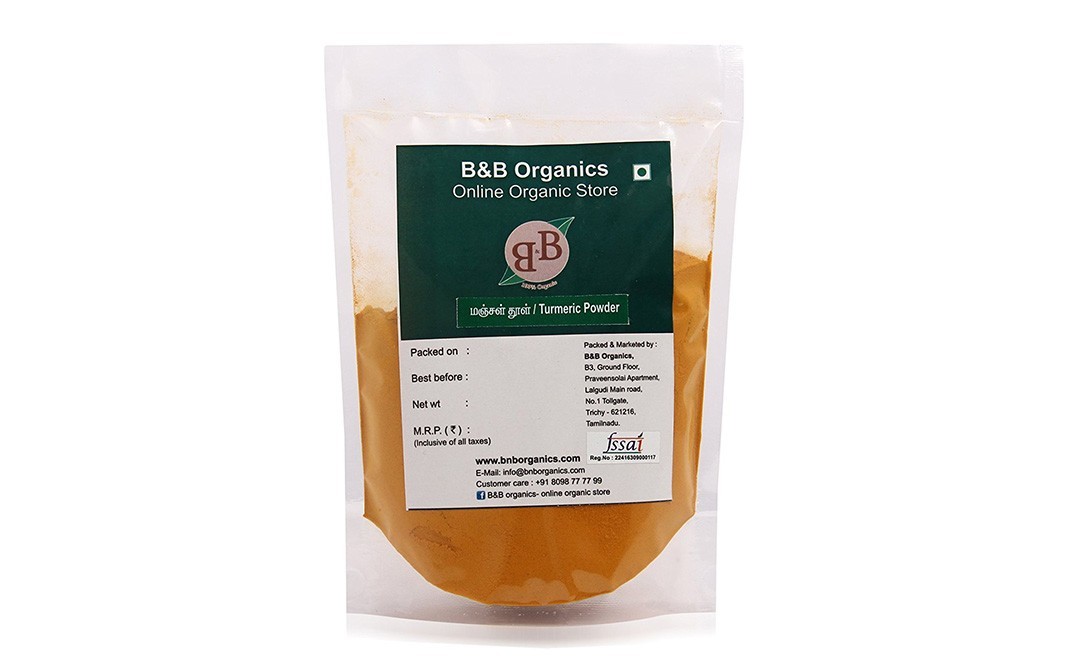 B&B Organics Turmeric Powder    Pack  2 kilogram